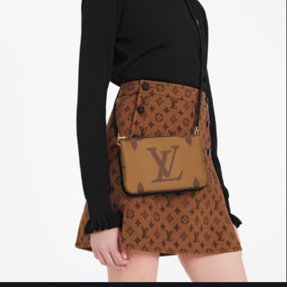 SOLD‼️Auth Louis Vuitton double zip pochette - Picture 14 of 16